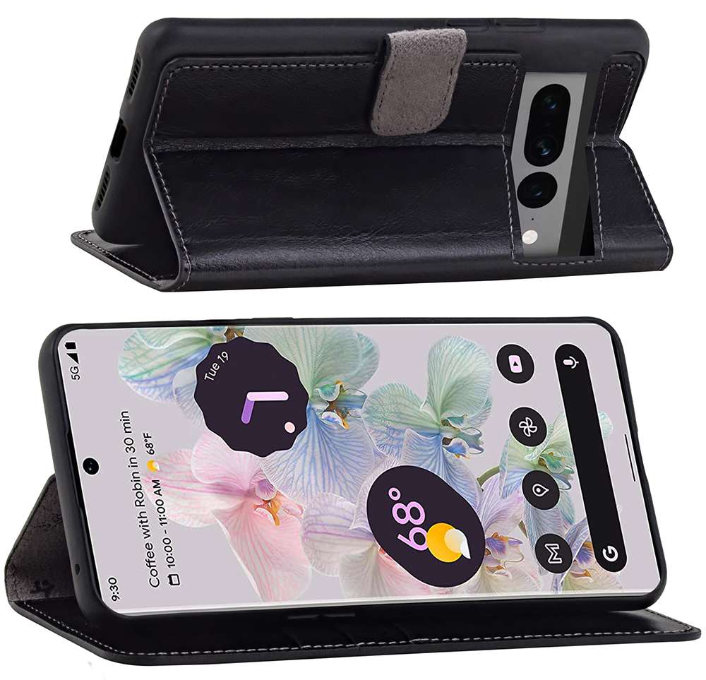 Pixel 7a Hülle Suncase Leder-Hülle Für Google Pixel 7a – Mit