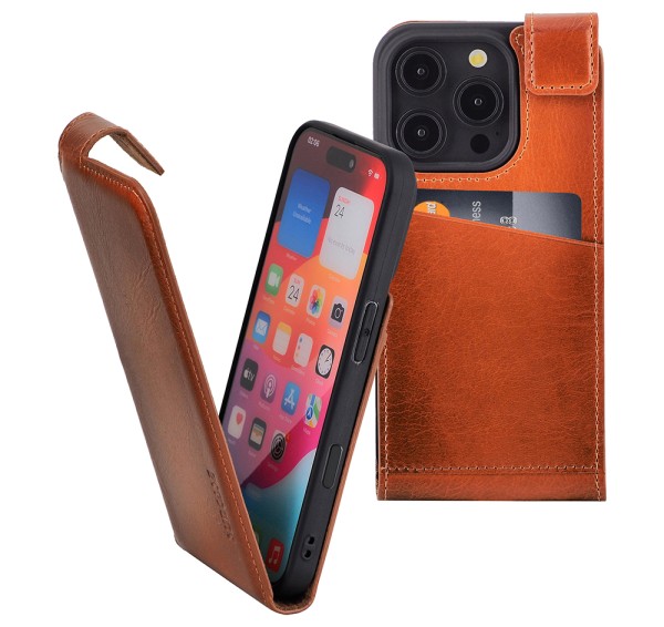 Suncase Flip-Style für iPhone 17 Pro (6.3") Hülle Ledertasche Case
