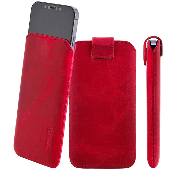 Suncase Echt Leder Hülle für Samsung Galaxy S26 5G Schutzhülle Case Stecketui (mit Magnetverschluss)