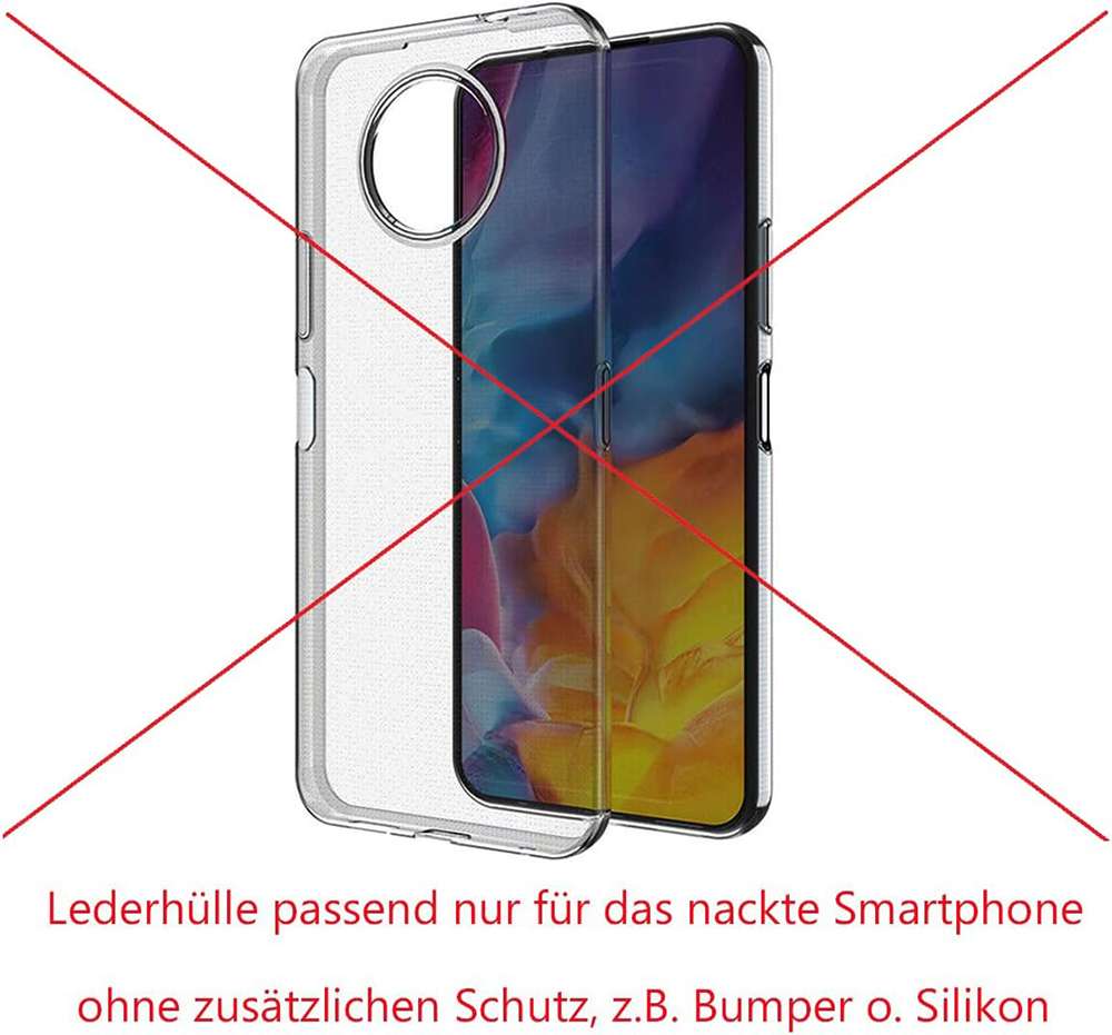 Sunrive Leder-Etui Mit Magnetverschluss Für Gigaset GS4 – Mit Standfunktion Und Stift