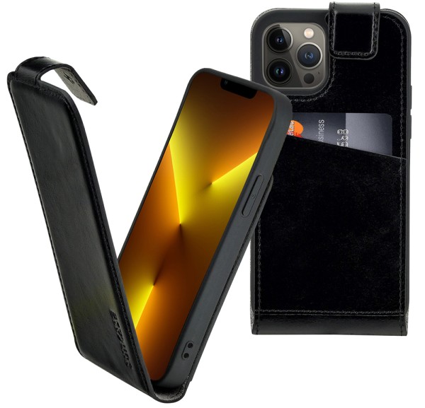 Suncase Flip-Style für iPhone 14 Pro (6.1") Hülle Ledertasche Case