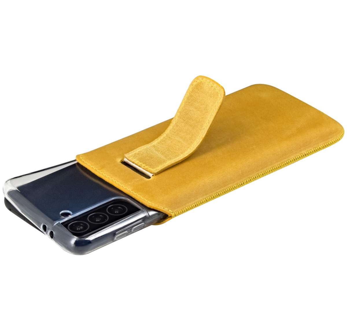 HualuBro PU Leder Hülle Für Oppo A54 5G – Magnetischer Flip Case Mit Kartenfach, Schwarz