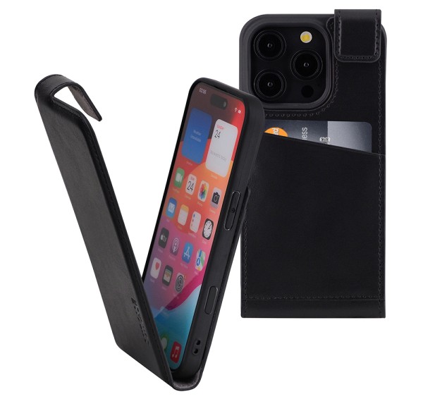 Suncase Flip-Style für iPhone 16 Pro Max (6.9") Hülle Ledertasche Case