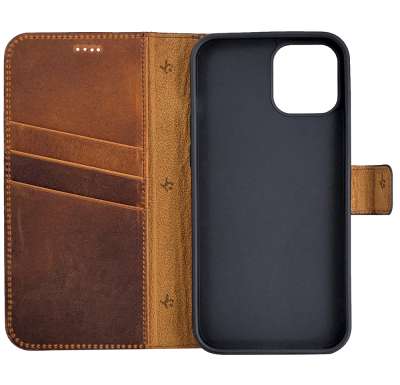 Fixgut Fairphone Zubehör Fixgut Fairphone 4 Book Case - Lederhülle Mit Kartenfächern Book Case Kartenfächer