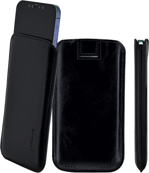 Suncase Leder Etui Ultra Slim für Motorola Edge 40 Neo Hülle Schutzhülle Case