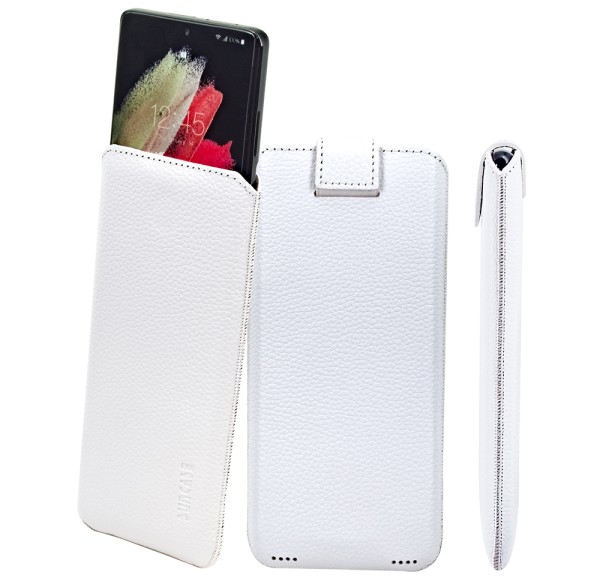 Suncase Leder Etui für Samsung Galaxy S25 5G Hülle Schutzhülle Case (mit Magnetverschluss)