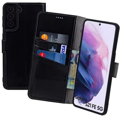 Suncase Ledertasche Für Sony Xperia 1 VI – Book-Style Mit 3 Kartenfächern, Burned-Cognac