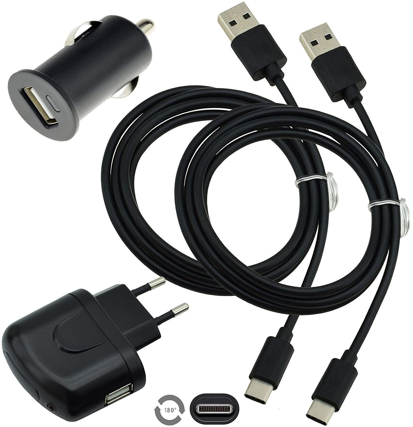 Typ C zu USB-Anschluss Auto ladegerät Adapter USB Typ C Konverter