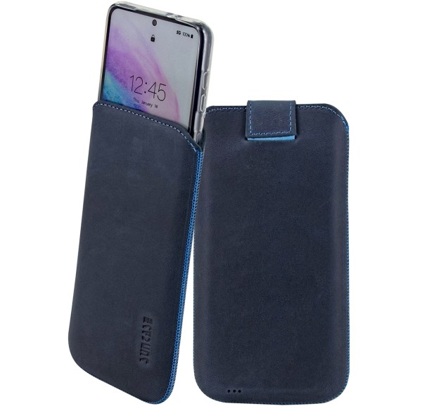 Suncase Leder Etui für Samsung Galaxy S26 5G Hülle mit ZUSÄTZLICHER Schutzhülle Case