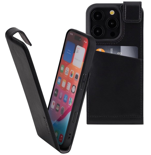 Suncase Flip-Style Hülle für Fairphone 6 5G Echt Ledertasche Case