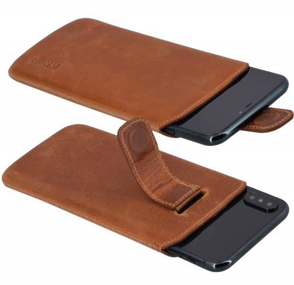 Suncase Etui Leder Tasche Schutzhülle Hülle für Samsung Galaxy S23